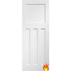 DX 1930's White Primed Internal Fire Door (FD30)